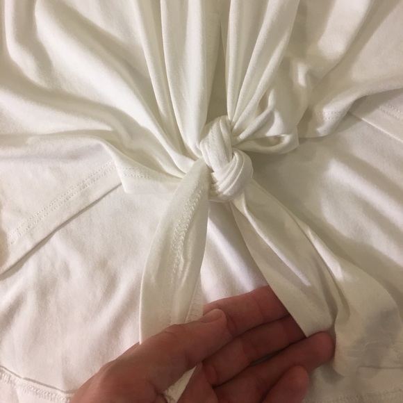 NWT Umgee Color Block Knot Short Sleeve Top - Picture 5 of 6